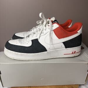 New Nike Air Force 1 '07 LX Denim #DJ5174-100 Men's Size 13